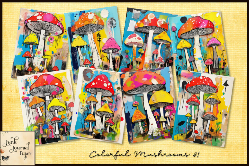 Colorful Mushrooms